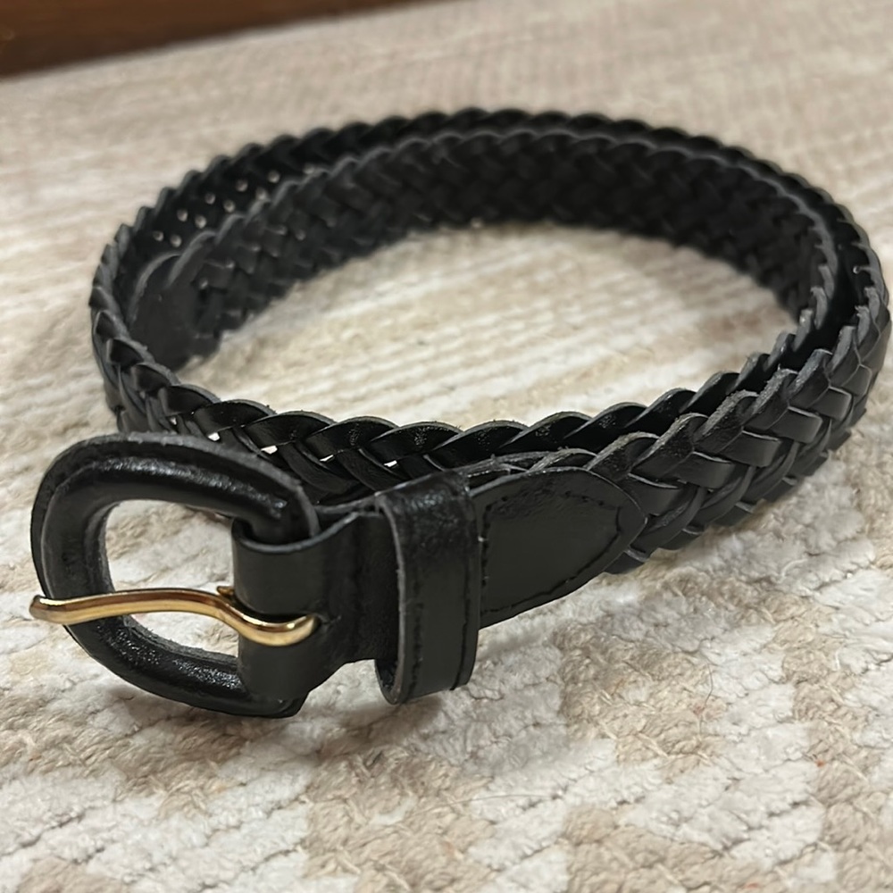 Bonded Leather Kids Black Belt